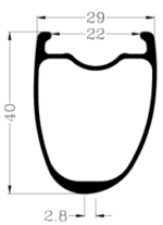 Carbyne 40 Felge – Bild 3