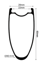 Carbyne 60 Felge – Bild 3